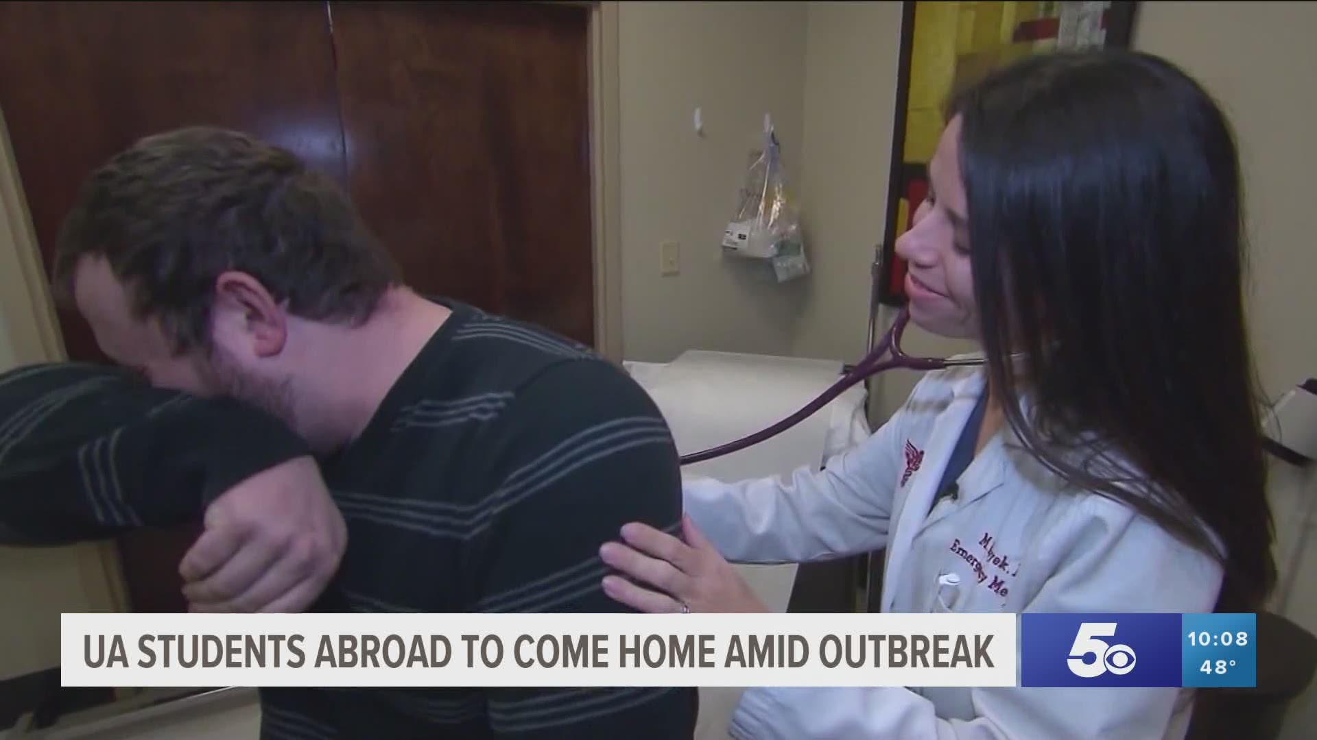 All University of Arkansas students currently studying abroad in Italy will return to the U.S. amid Coronavirus concerns.