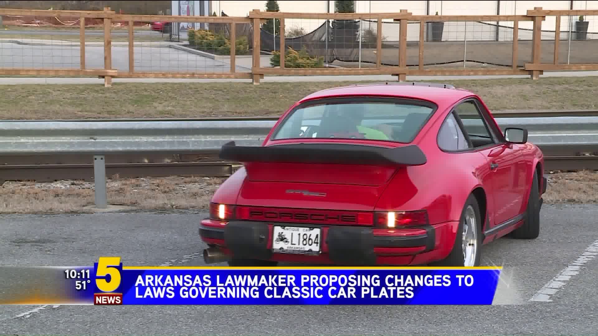 Arkansas Lawmakers Proposing Changes To Laws Covering Classic Car Plates