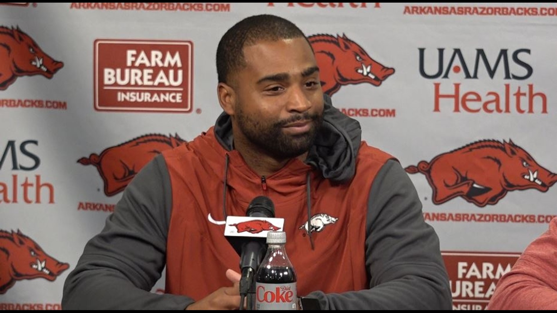 The Razorbacks three newest coaches talk about the decision to come to Arkansas.