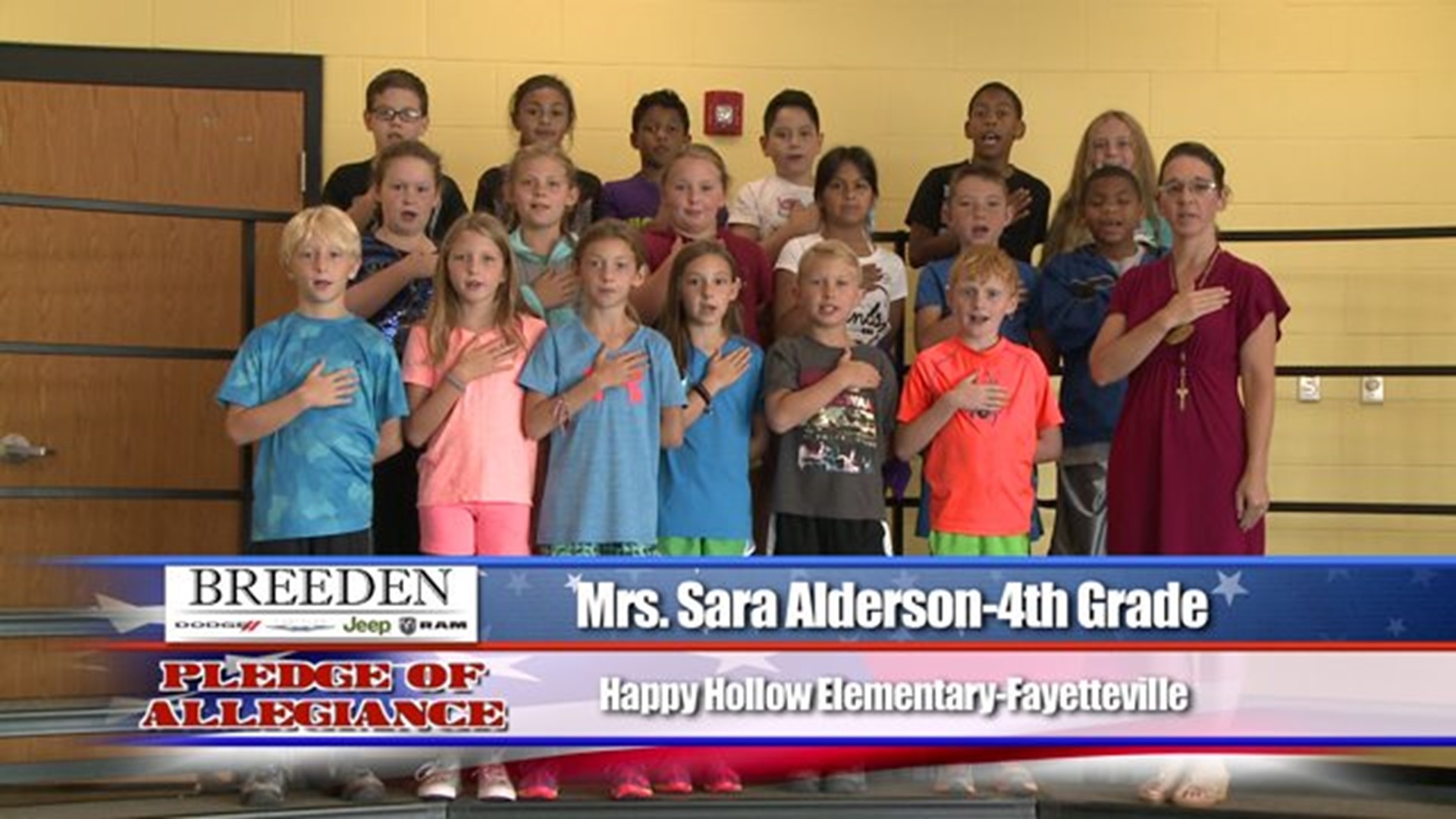 Happy Hollow Elementary, Fayetteville - Mrs. Sara Alderson - 4th Grade