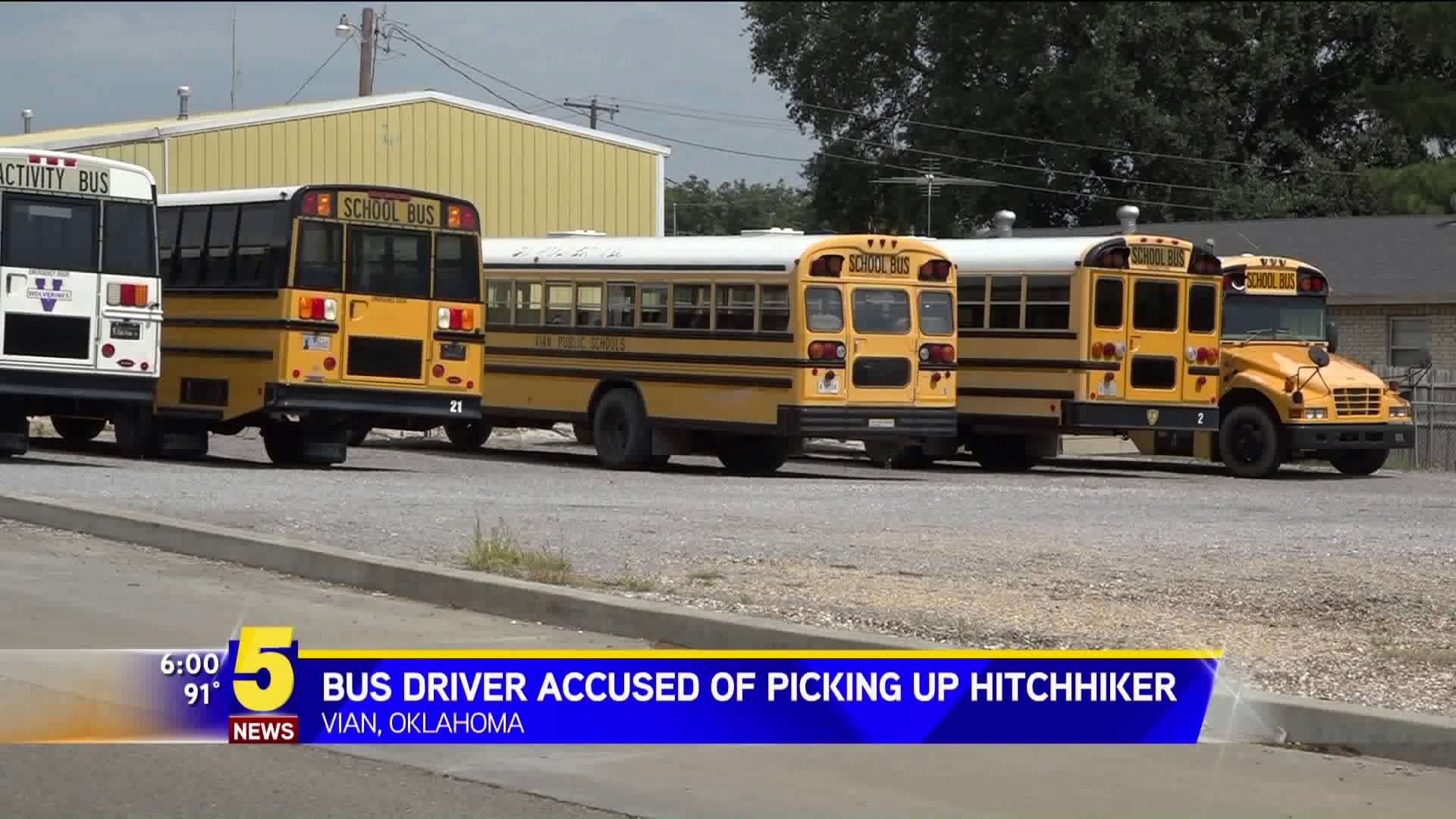 Bus Driver Accused Of Picking Up Hitchhiker