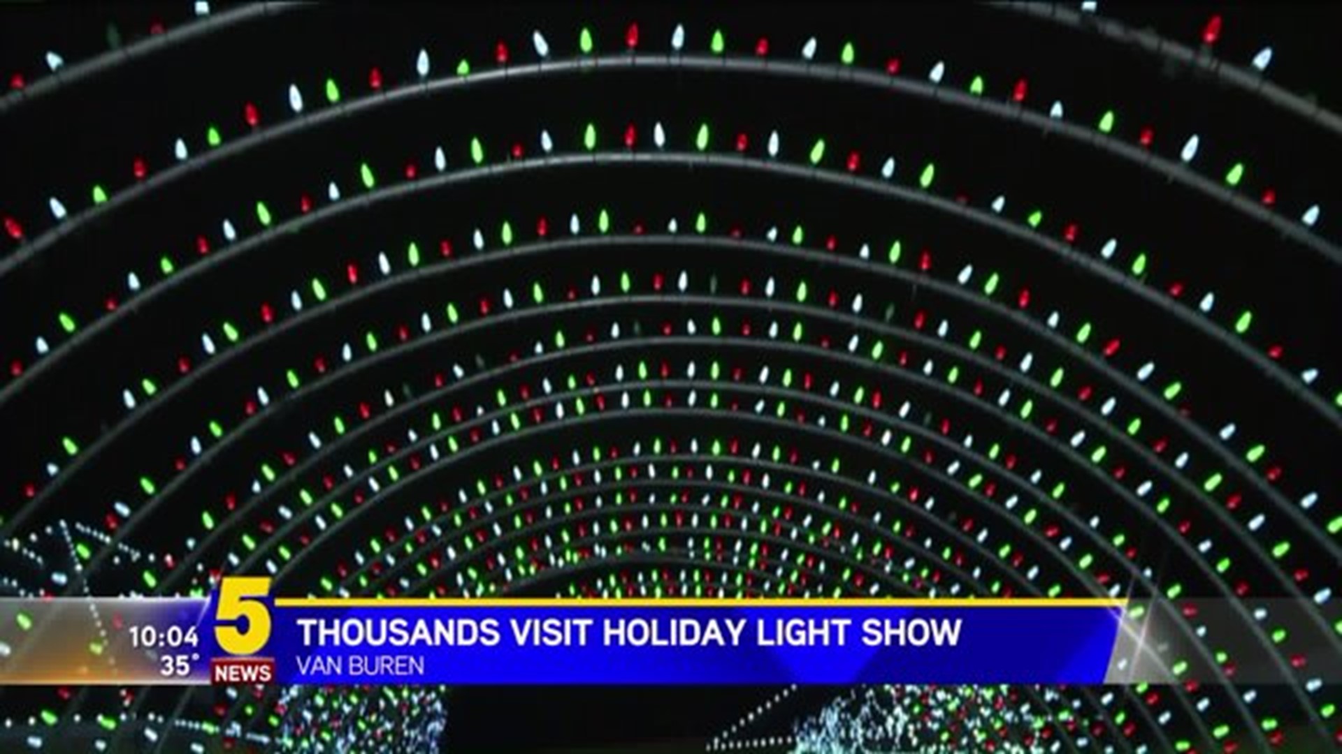 Thousands Visit Holiday Light Show