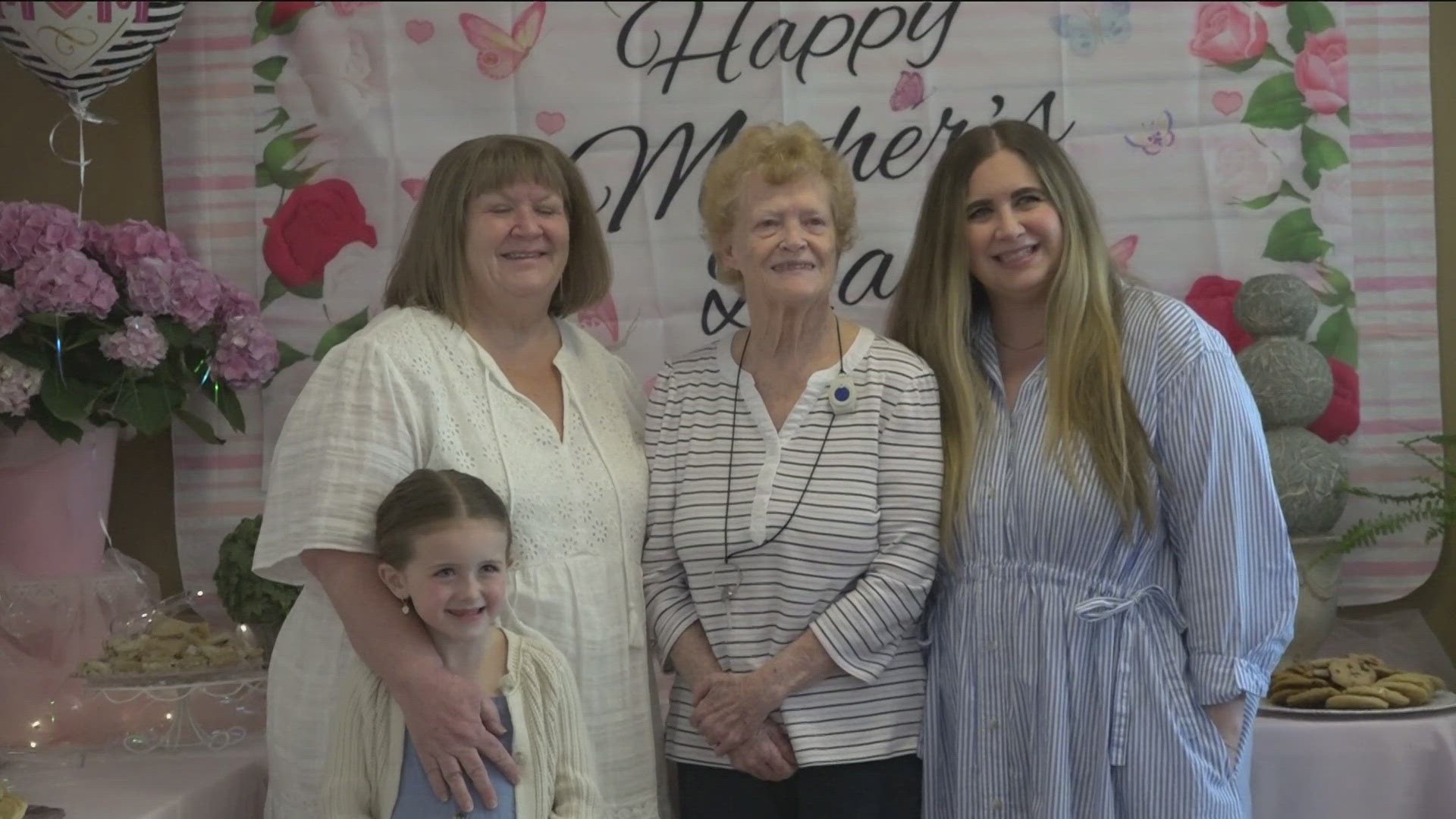 Jeanette Sams enjoyed the company of three generations — her daughter, granddaughter, and great-granddaughter.