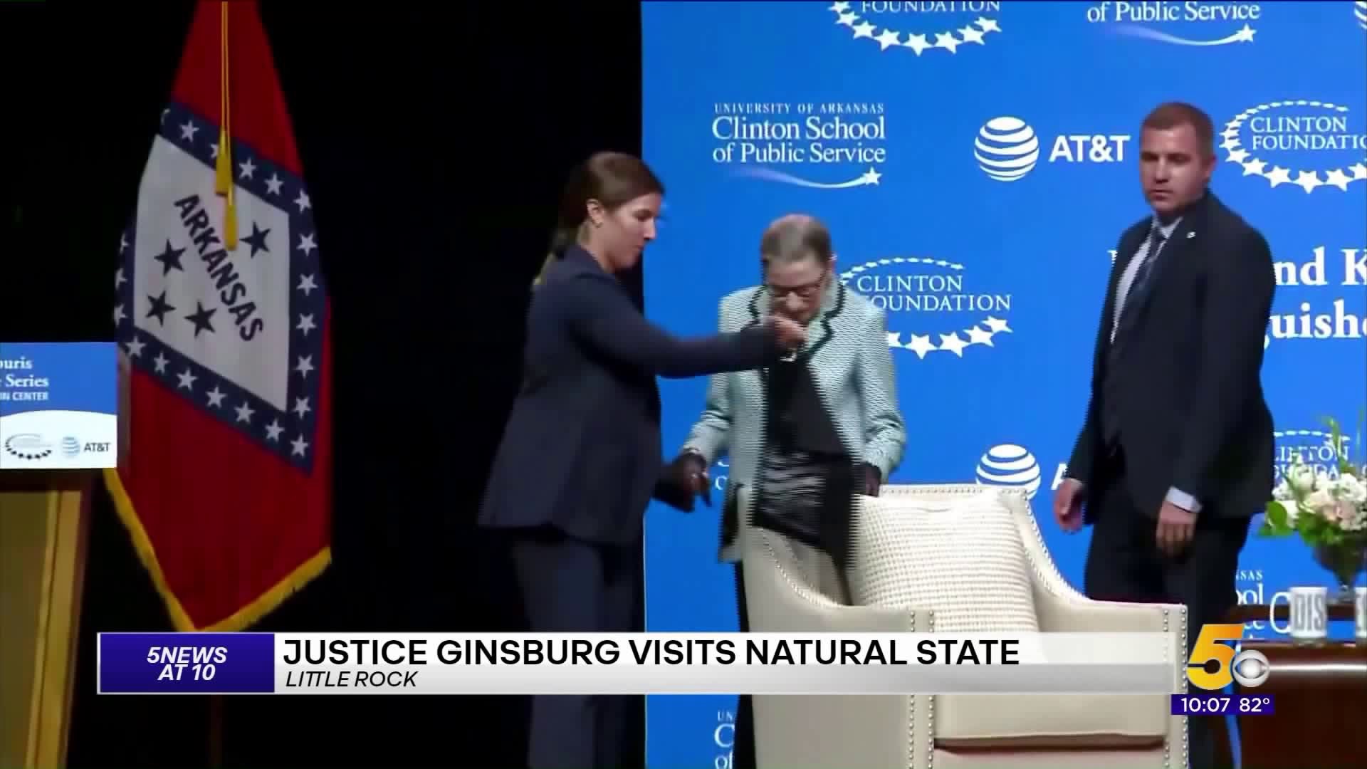 Justice Ginsburg Visits The Natural State