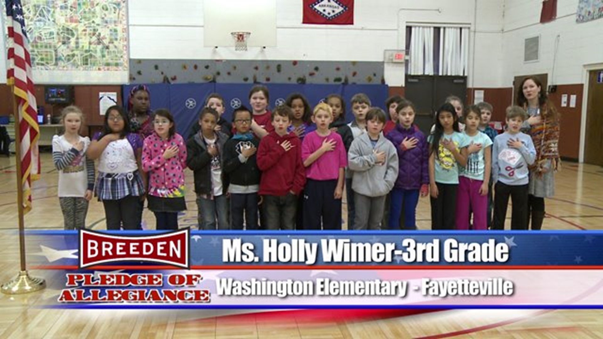 Washington Elementary, Fayetteville, - Ms. Holly Wilmer - 3rd Grade