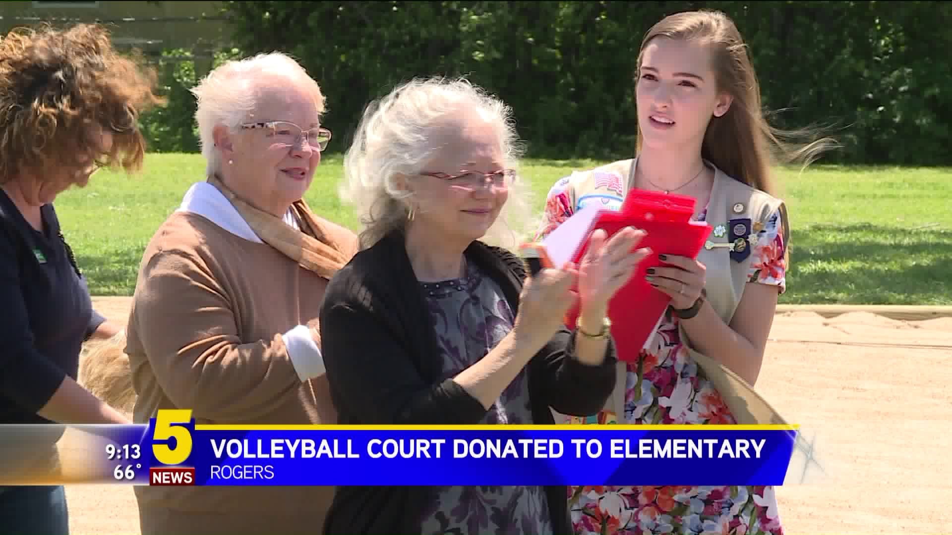 Volleyball Court Donation