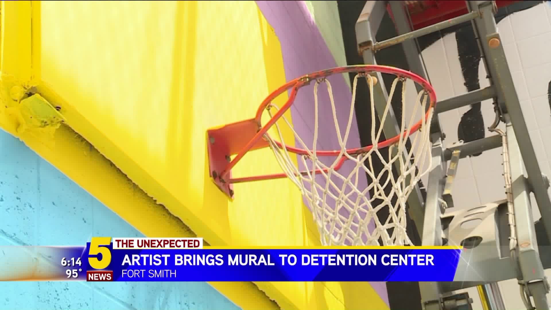 Artist Brings Mural To Juvenile Detention Center