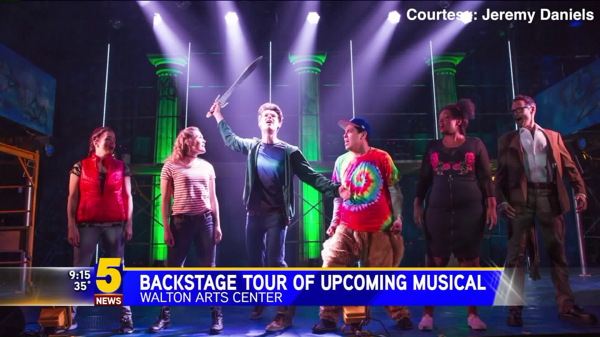 Backstage Tour of Upcoming Musical