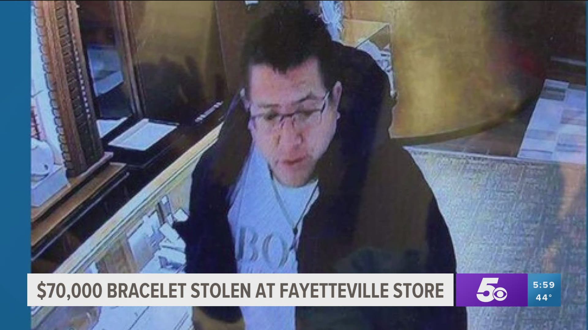 Police say the man came in and posed as a customer interested in the piece of jewelry. https://bit.ly/3mE8P1D