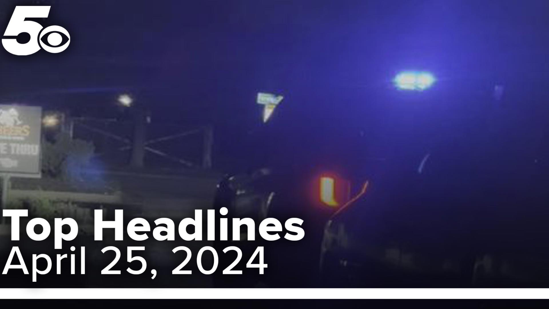 Today's top headlines outline what we know so far about the deadly Springdale shooting. Don't miss out on this and more on 5NEWS.