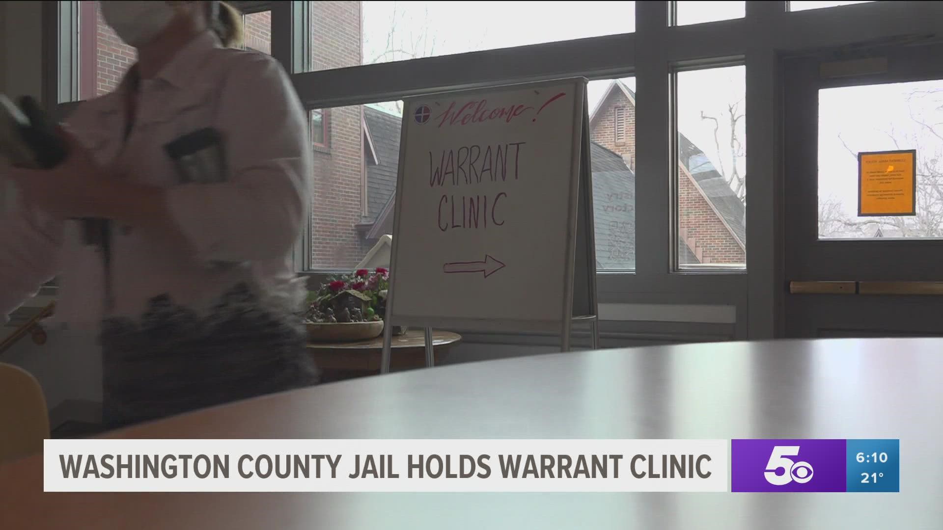 The warrant clinic held in Fayetteville provided resources for those who have outstanding warrants.