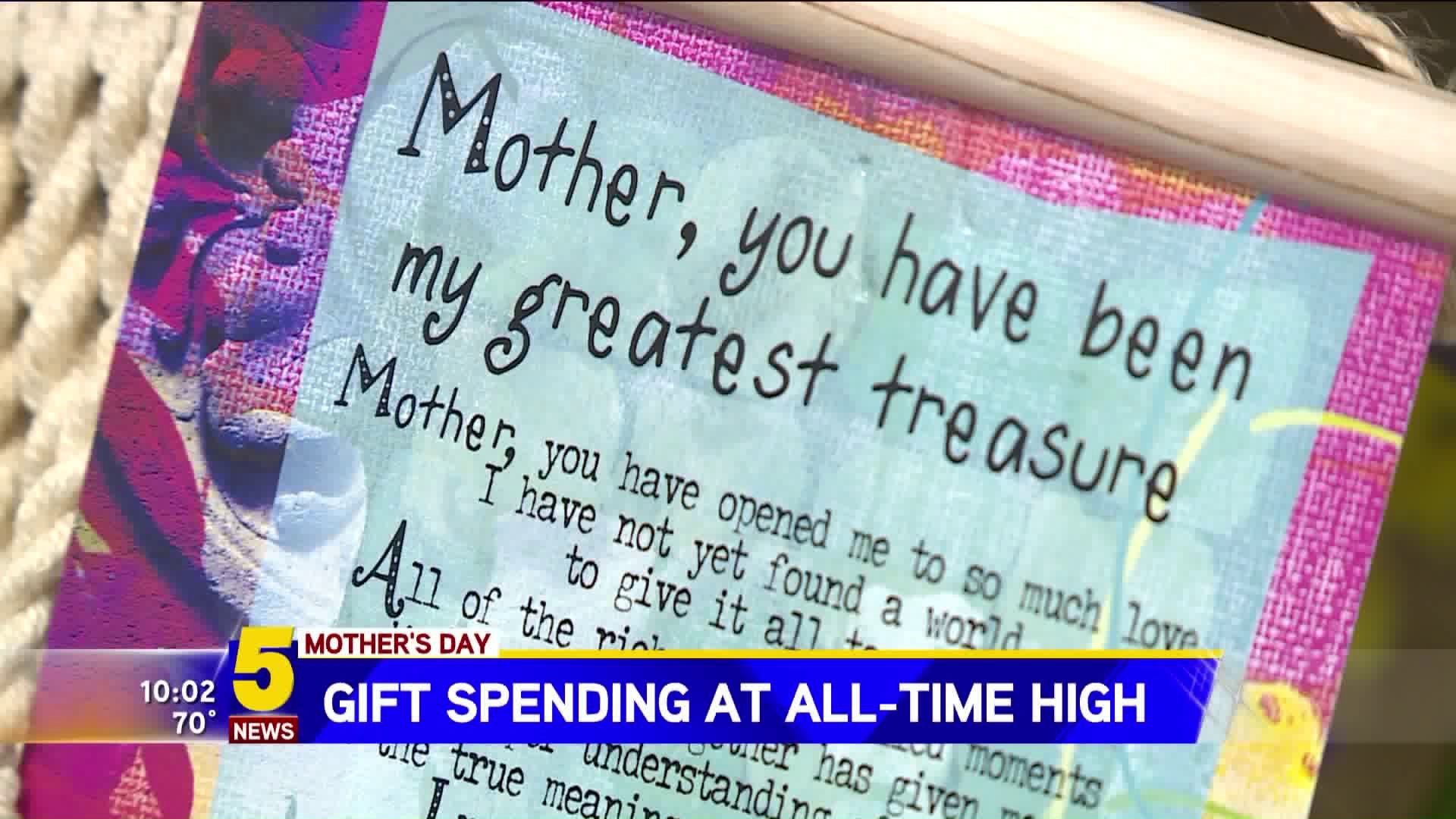 Mother`s Day Gift Spending At All-Time High