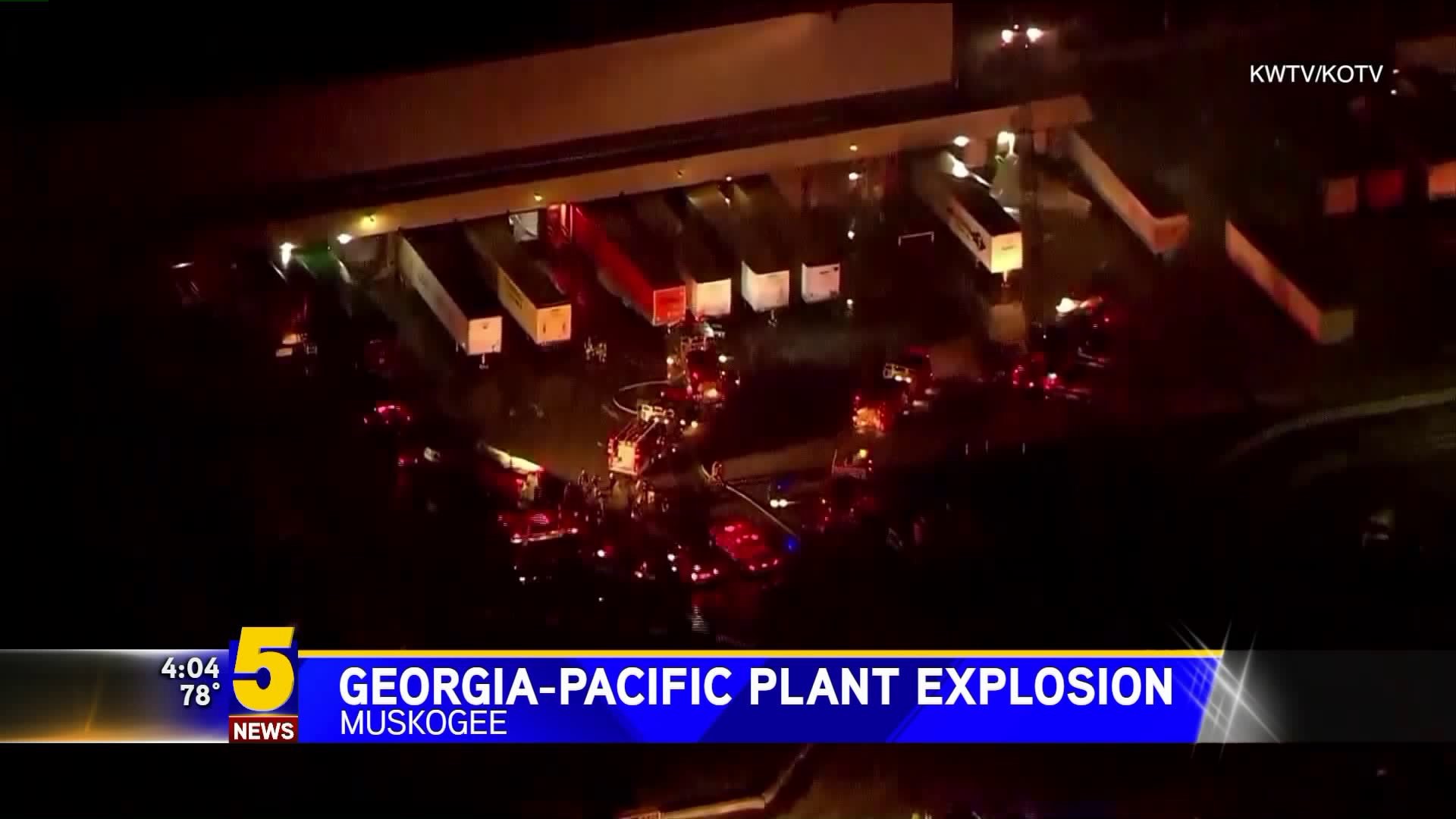 Georgia-Pacific Plant Catches Fire