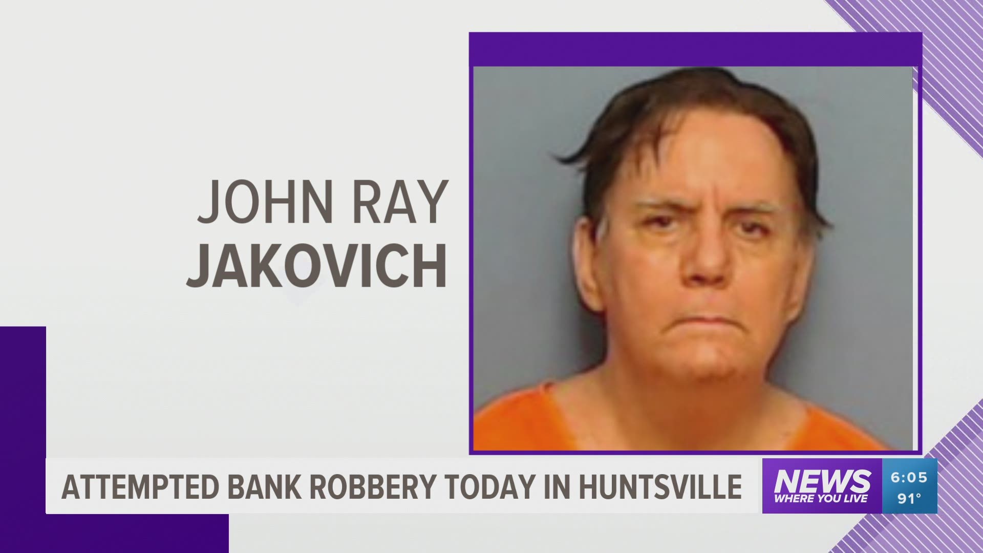 According to the Huntsville Police Department, just after 12:00 p.m. Monday, officers were dispatched to Anstaff Bank for a bank robbery in progress.