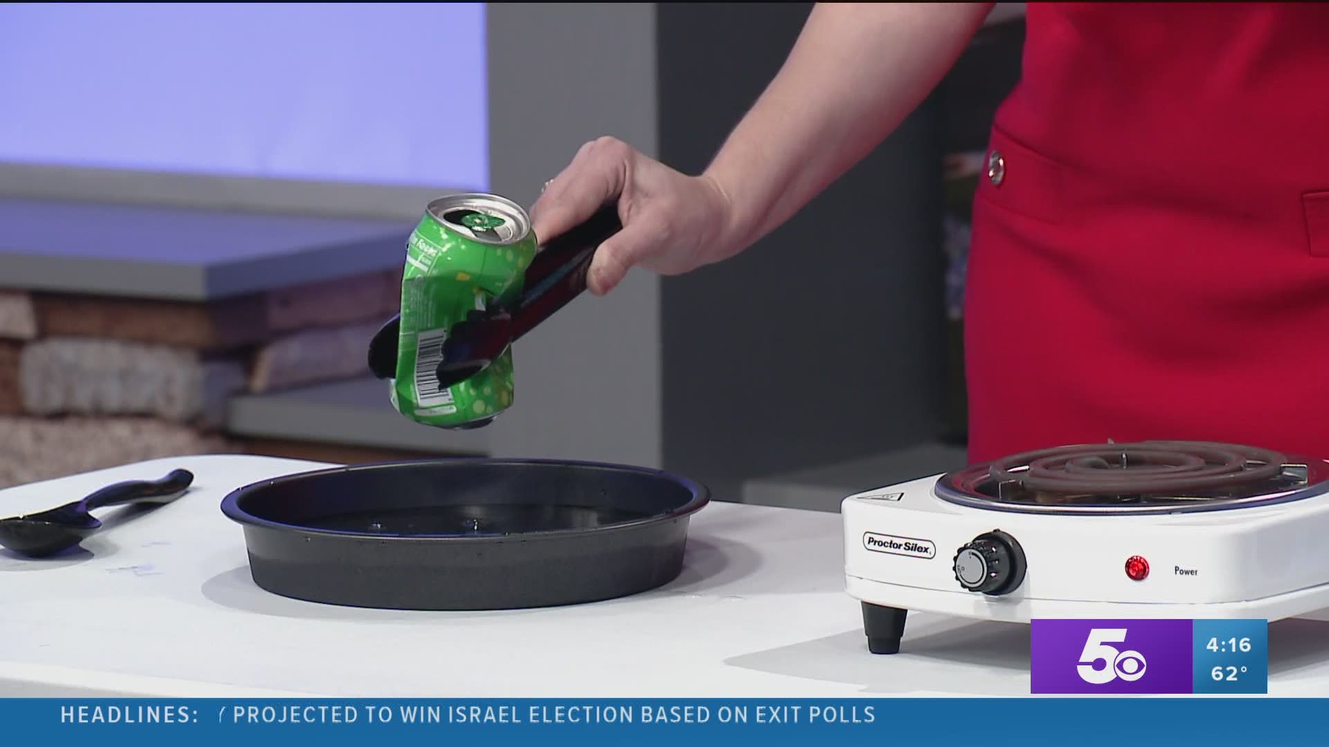 By using science, we're able to make a soda can "implode". Meteorologist Sabrina Bates explains in this week's Science with Sabrina.
