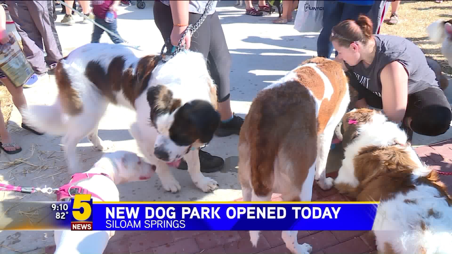 Tails and Trails Dog Park Opens