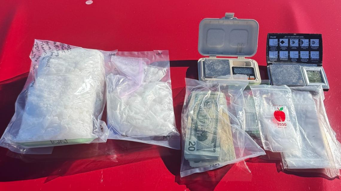 Fayetteville drug sting nets five, seizes 3.35 pounds of meth and cash ...