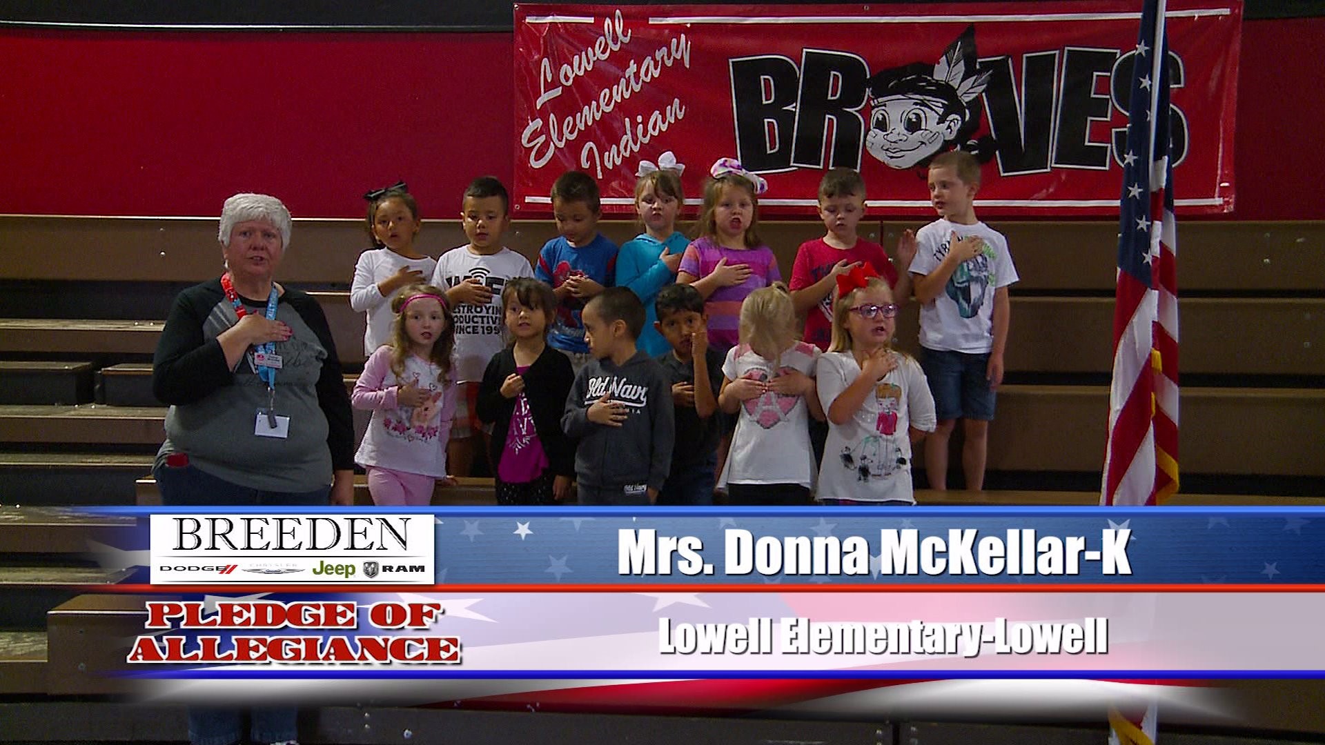 Mrs. Donna Mckellar  K Lowell Elementary, Lowell