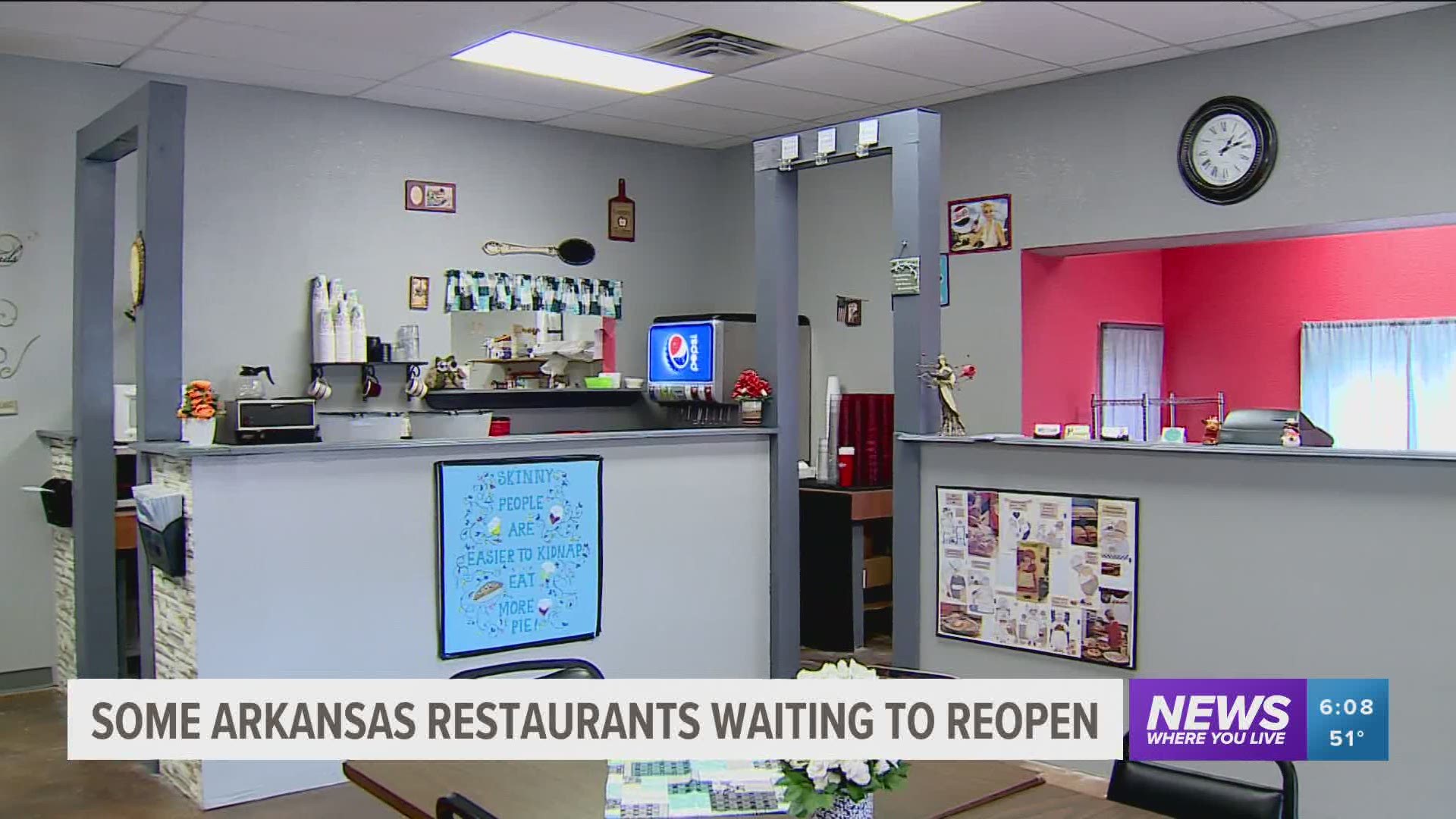 Some Arkansas restaurants waiting to reopen