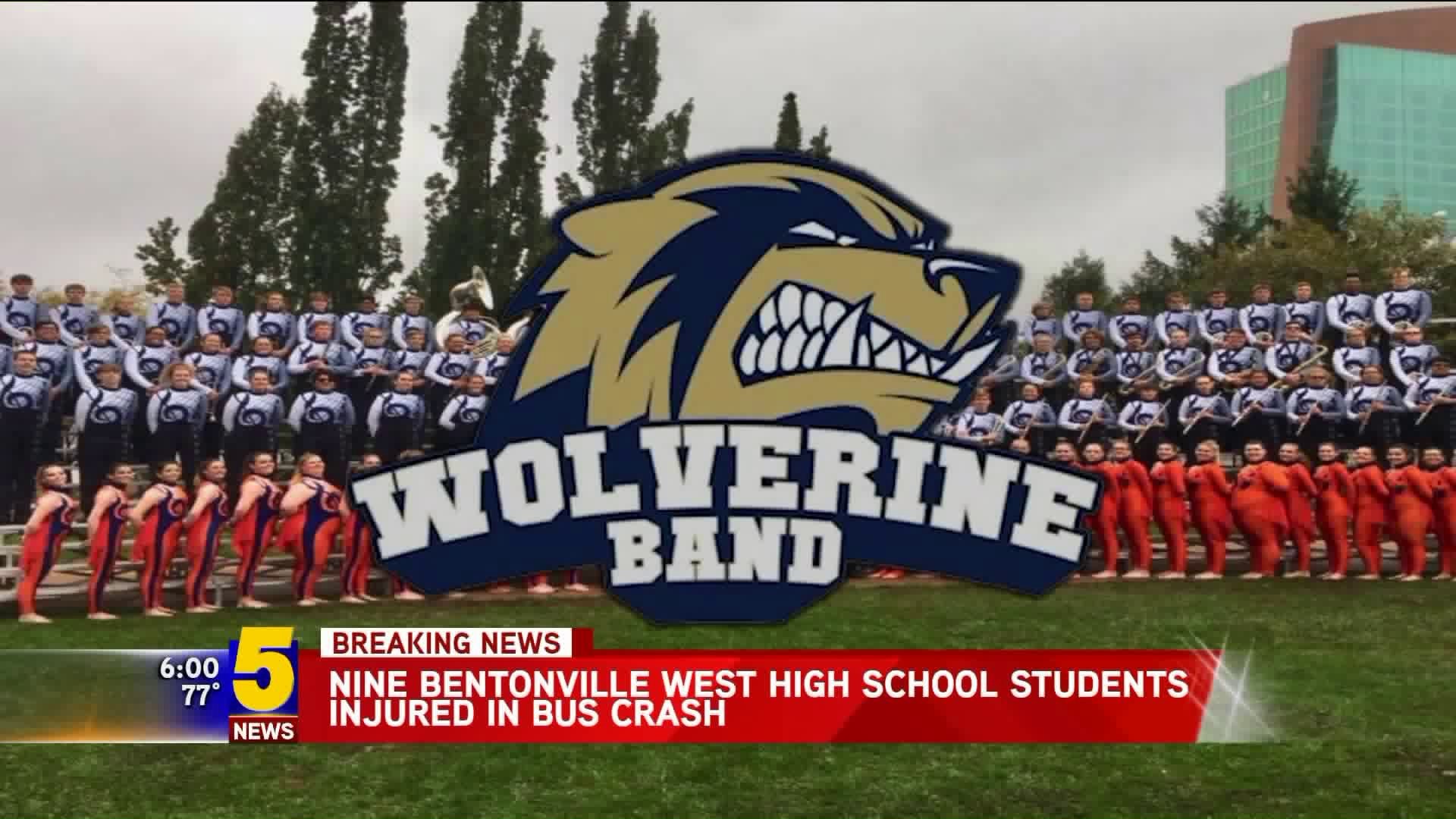 Nine Bentonville West High School Students Injured In Bus Crash