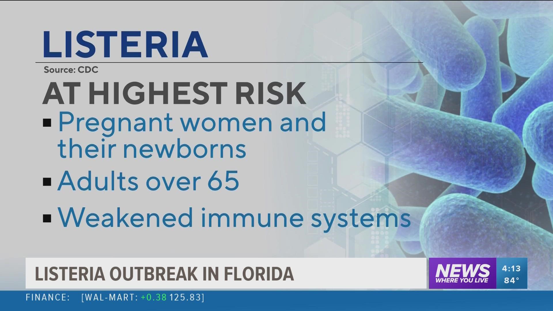 A listeria outbreak has been connected to several people who either live in or have visited Florida recently.