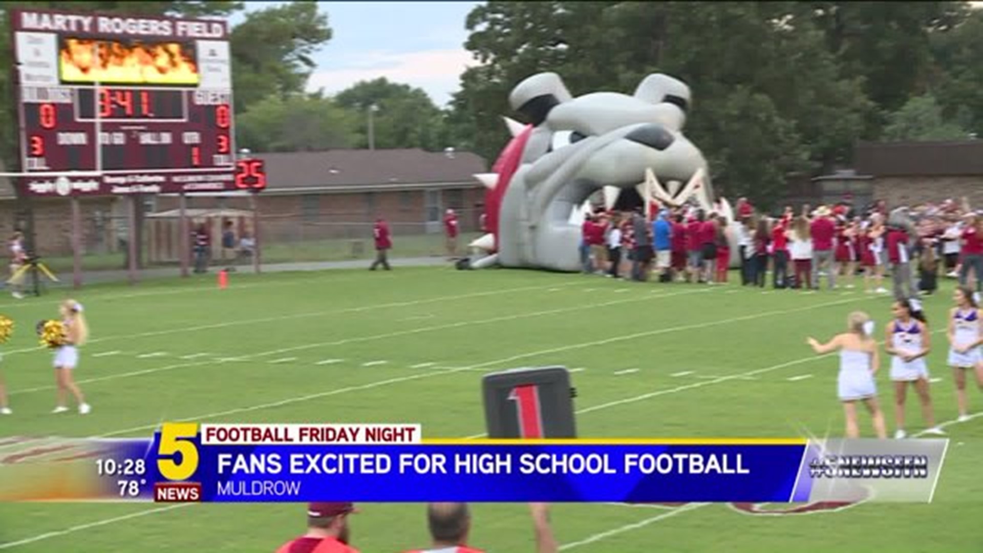 Fans Excited For High School Football