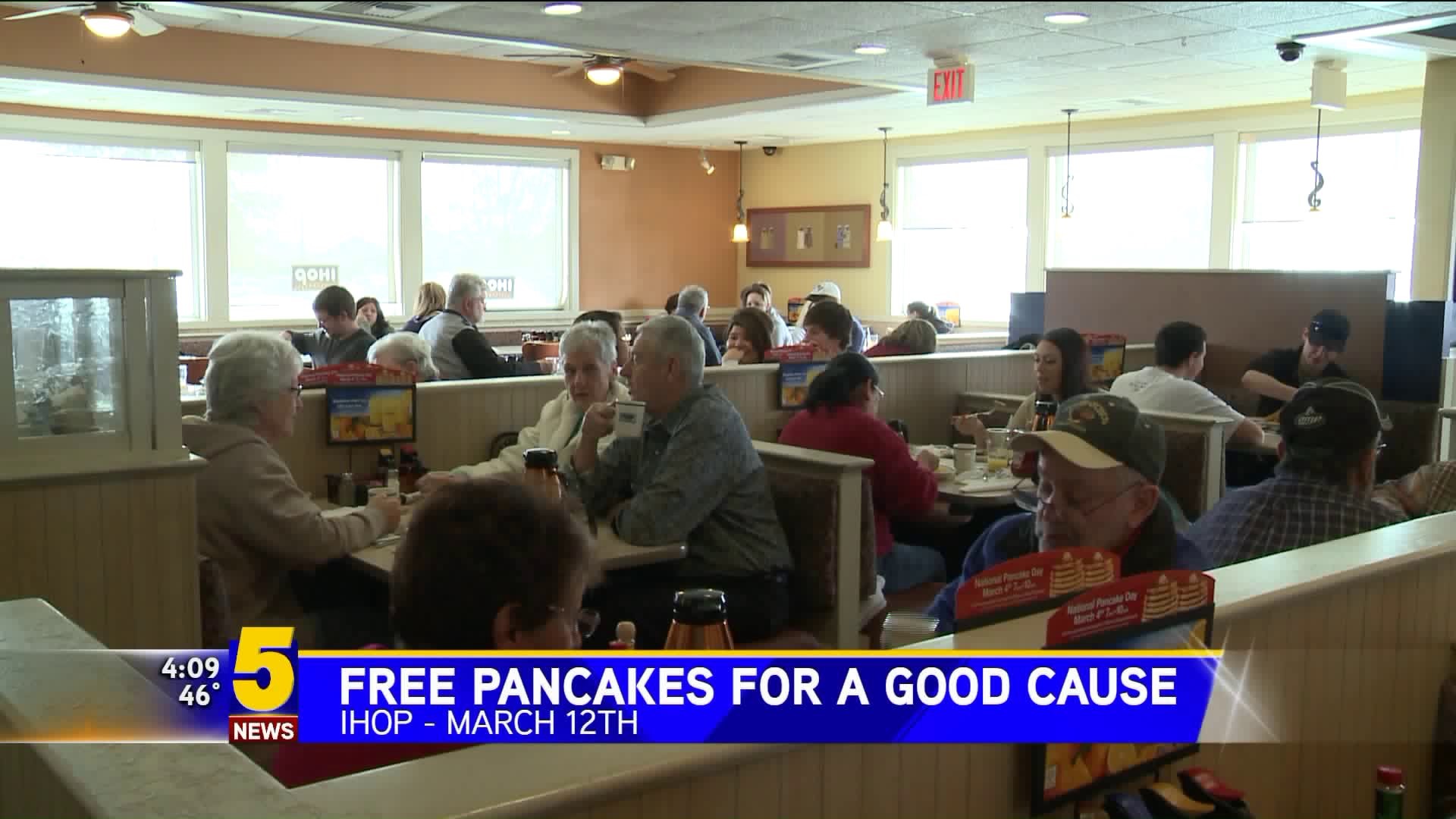 Free Pancakes For A Good Cause