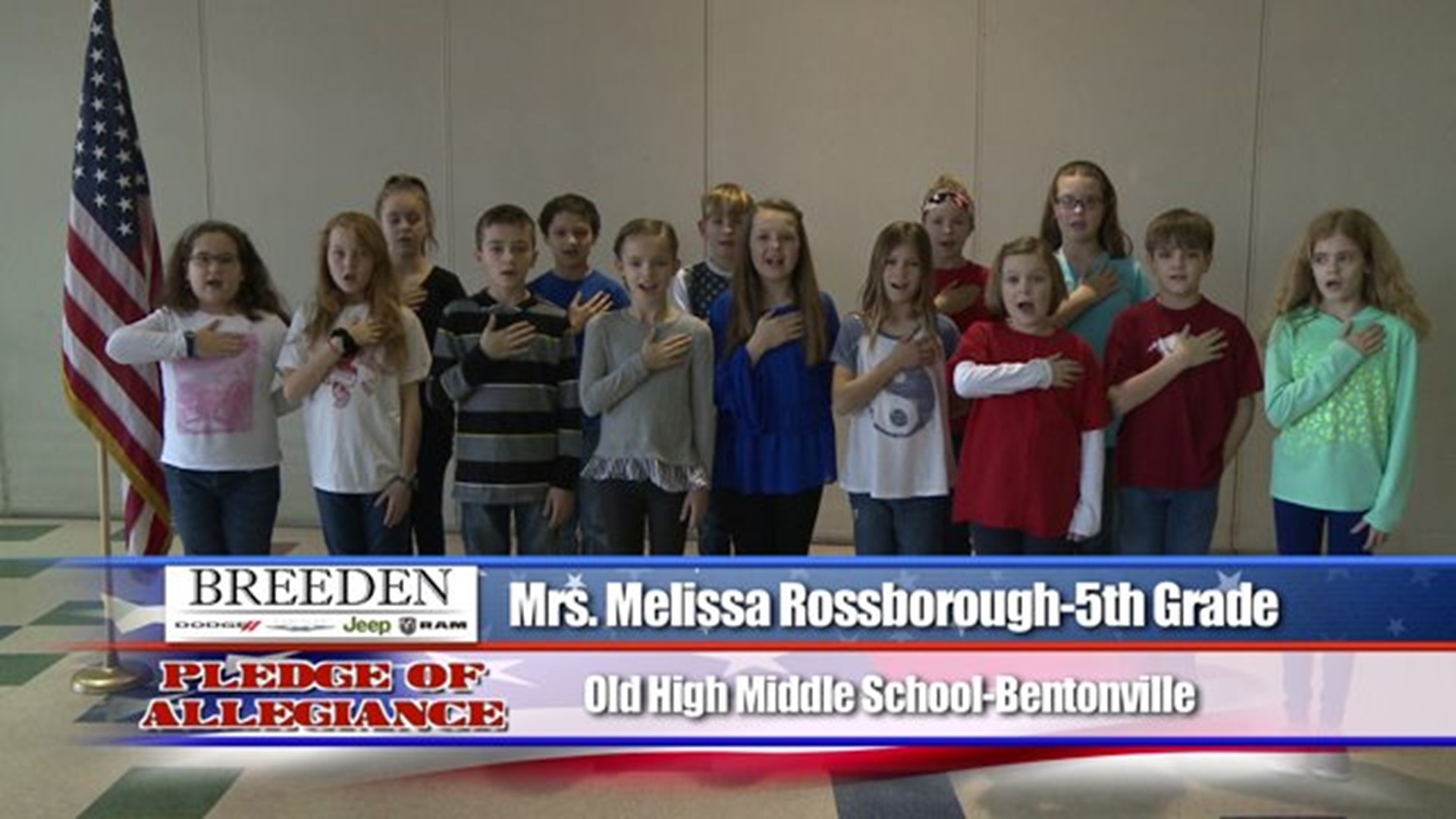 Old High Middle School, Bentonville - Mrs. Melissa Rossborough - 5th Grade