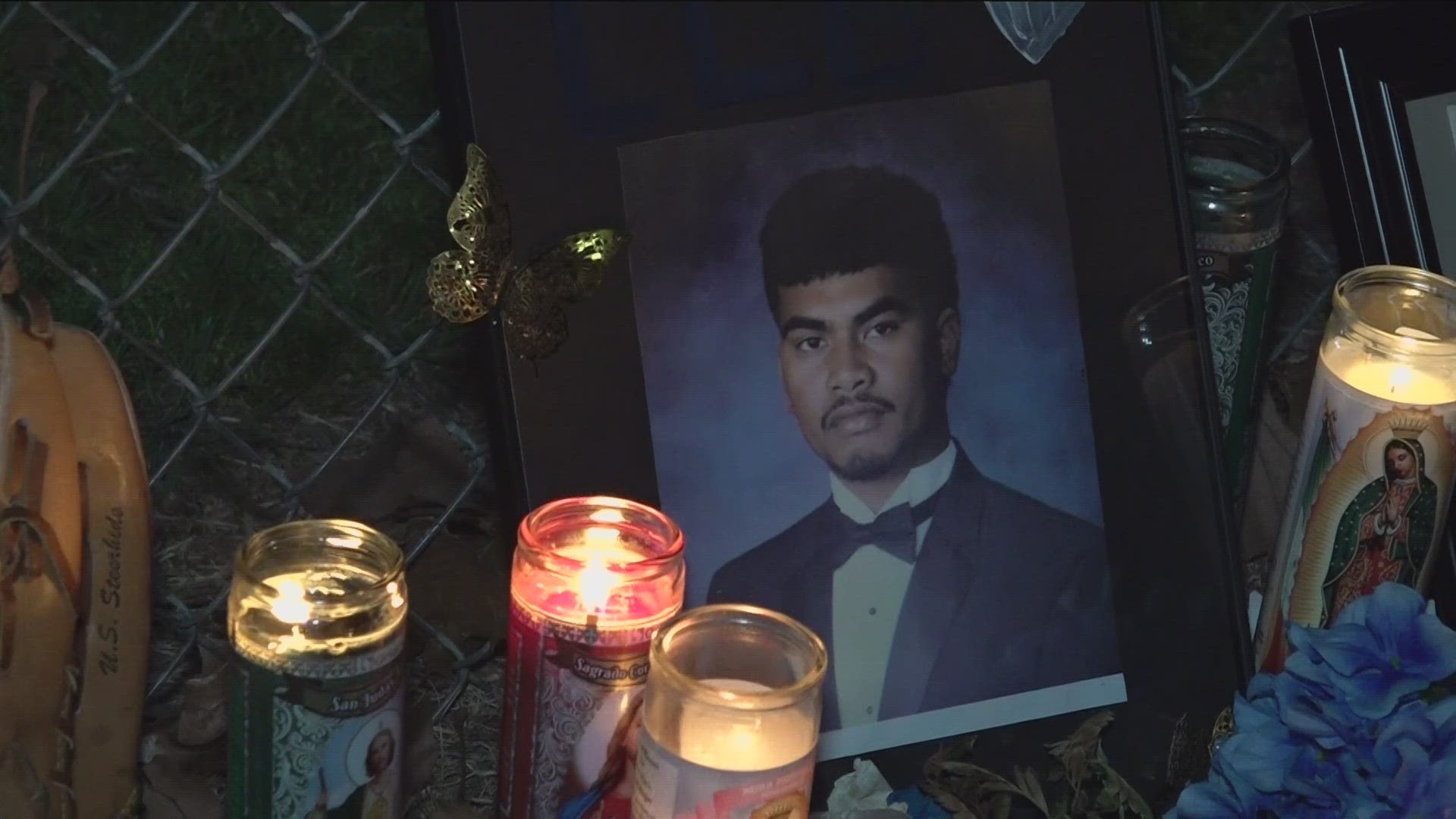 TONIGHT IN DECATUR… FRIENDS AND FAMILY OF BARRY JUN MONGKEYA GATHERED AT THE HIGH SCHOOL TO HOLD A CANDLELIGHT VIGIL…