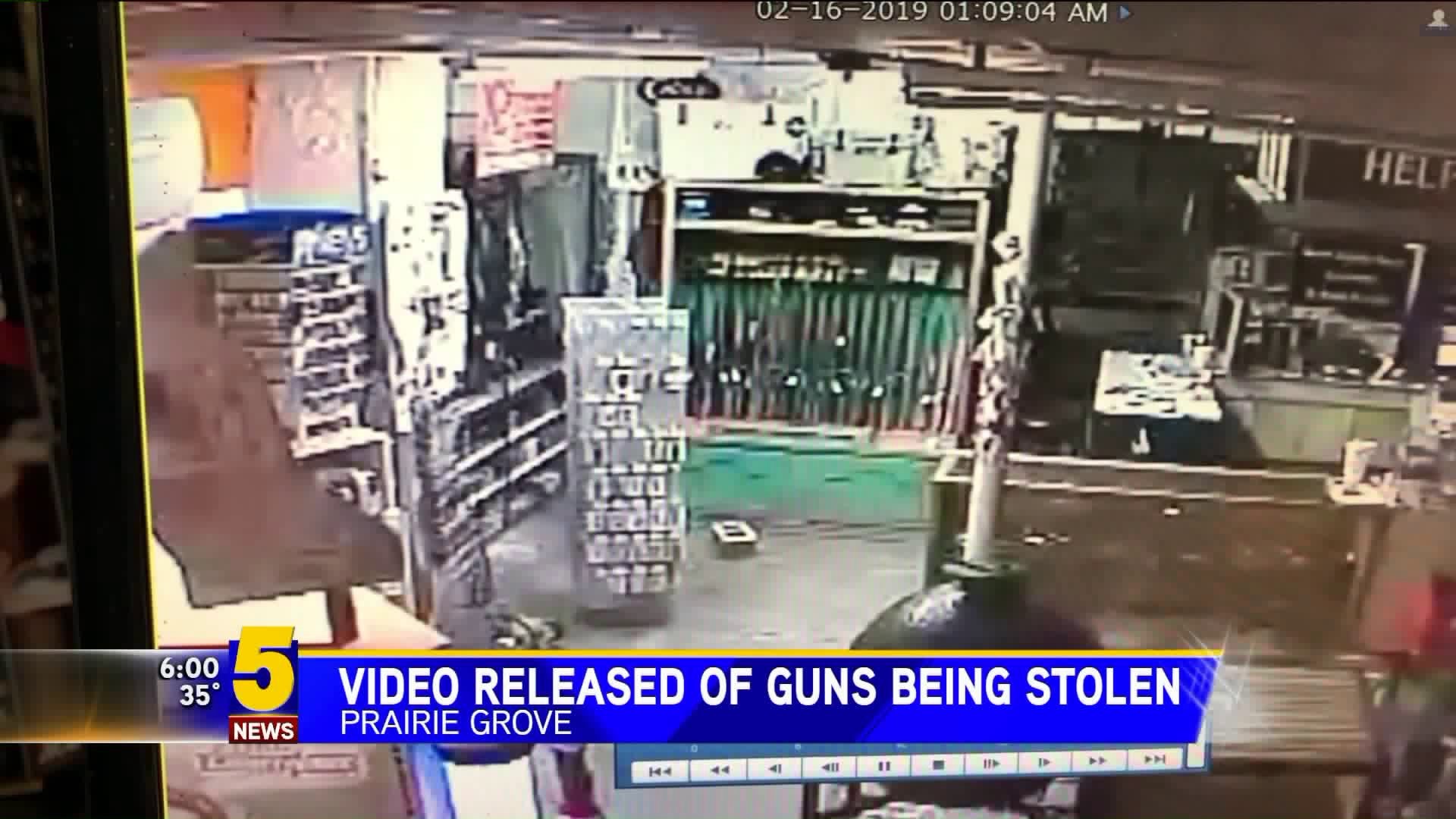 Video Released Of Guns Being Stolen In Prairie Grove