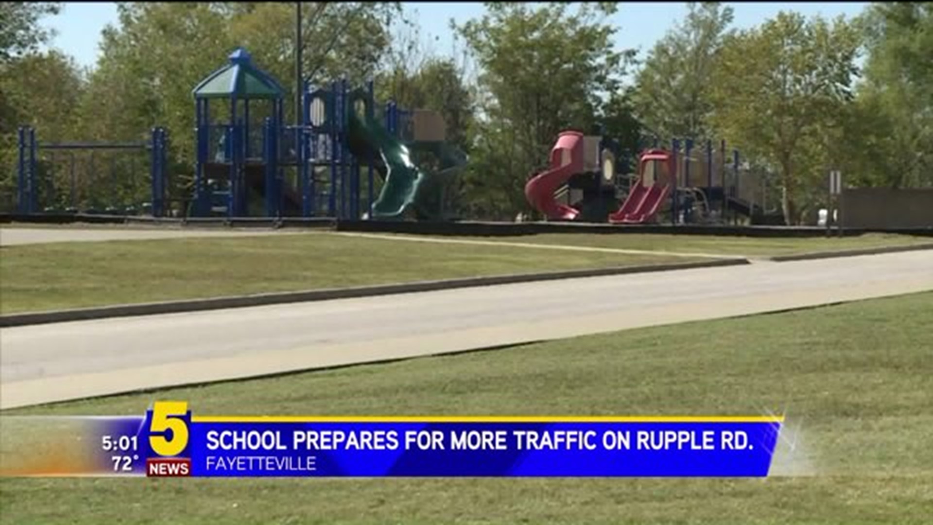 School Prepares For More Traffic On Rupple Rd.