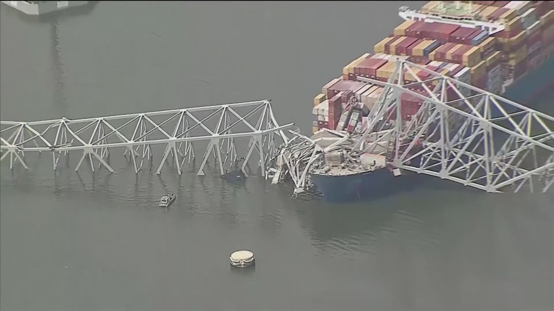 This comes as investigators try to piece together exactly what caused the ship to crash into the bridge.