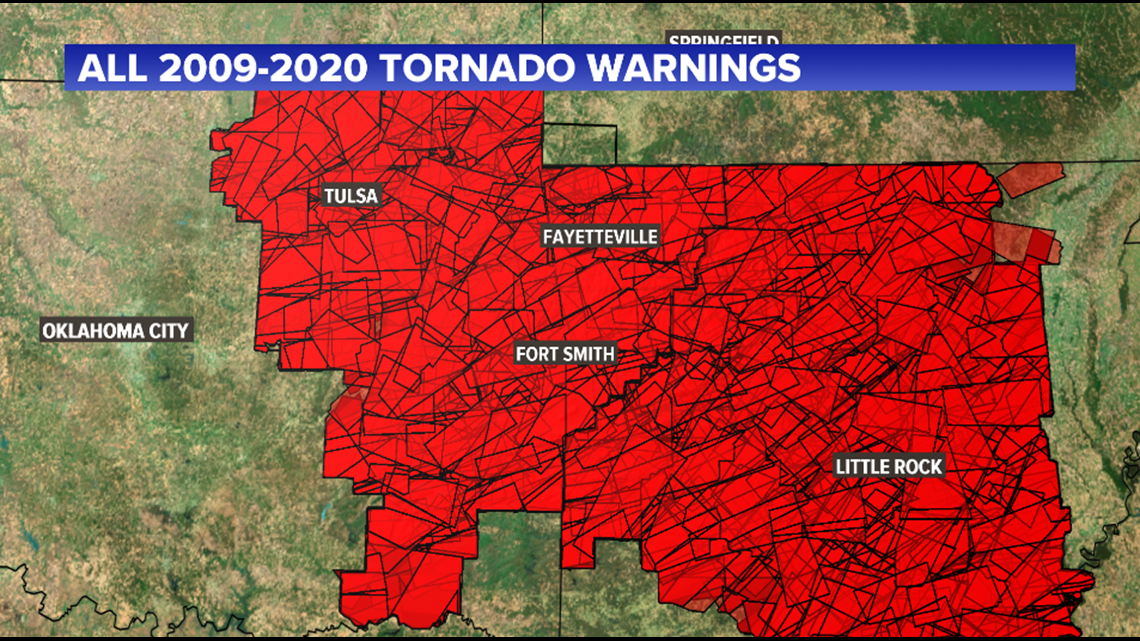 Tornado Warnings Year By Year