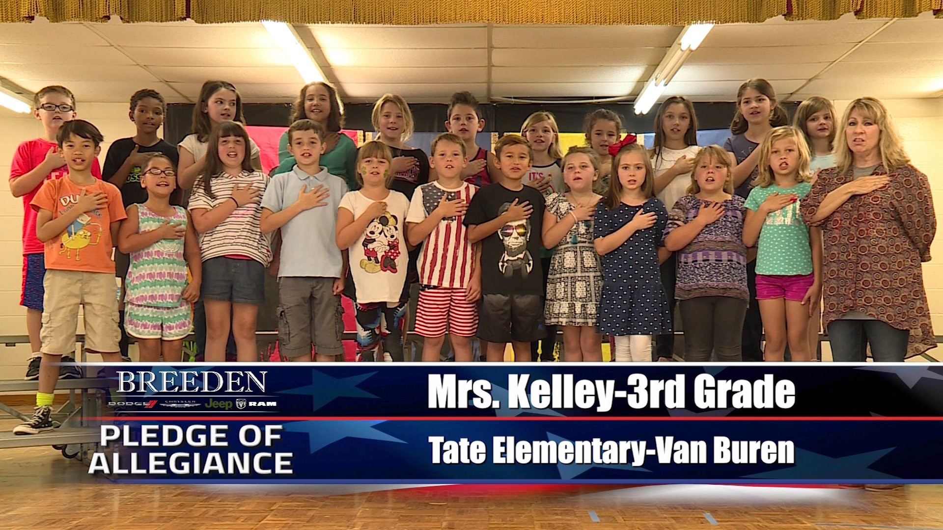 Mrs. Kelley  3rd Grade Tate Elementary, Van Buren