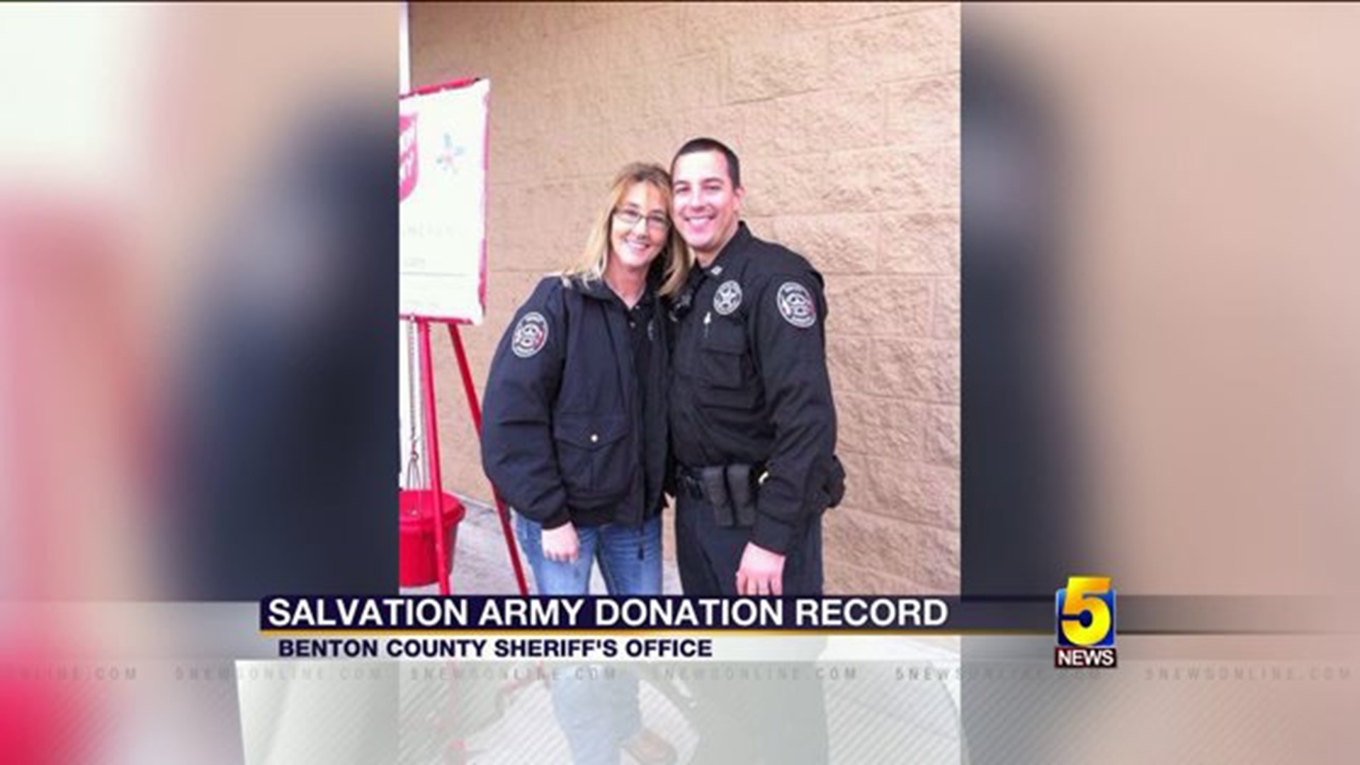 Benton County Sheriff`s Office Breaks Salvation Army Donation Record