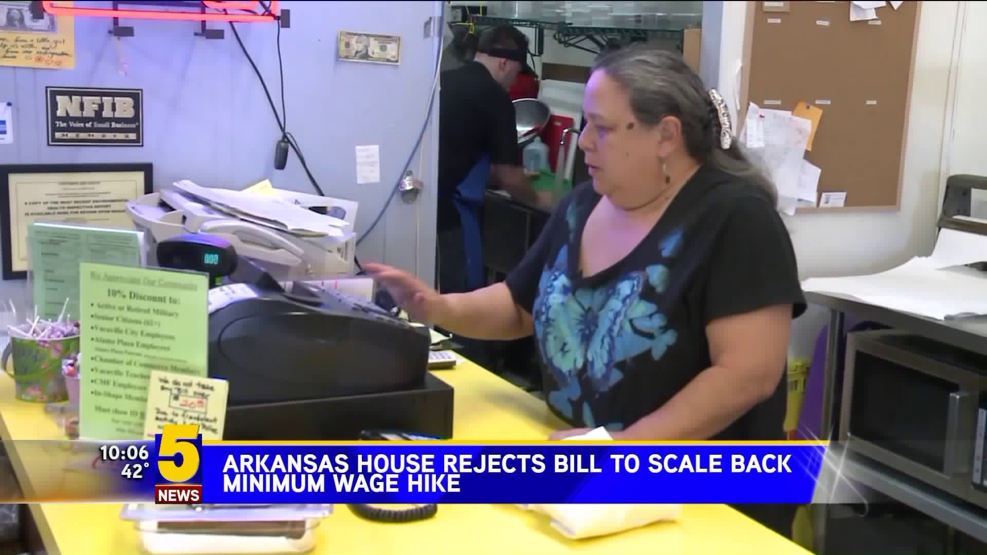 Arkansas House Rejects Bill To Scale Back Minimum Wage Hike
