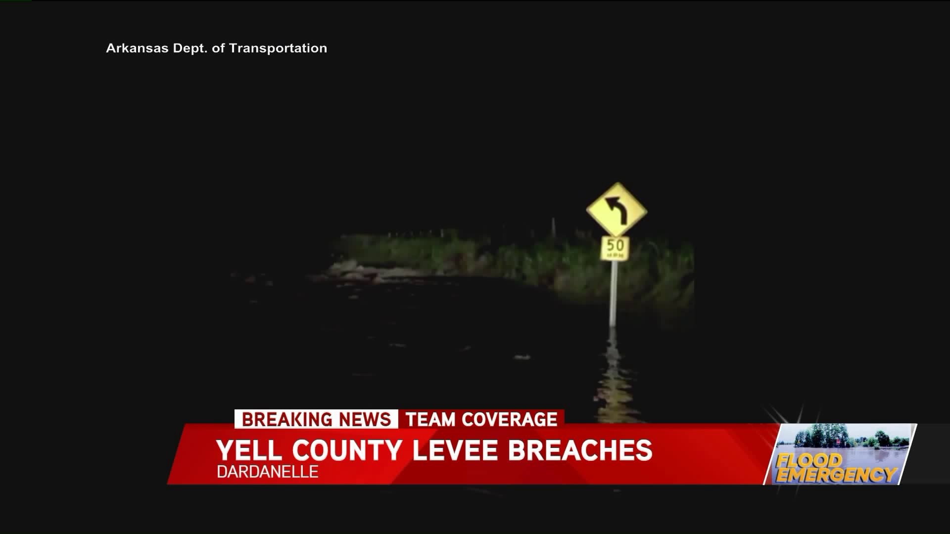 Yell County Levee Breaches