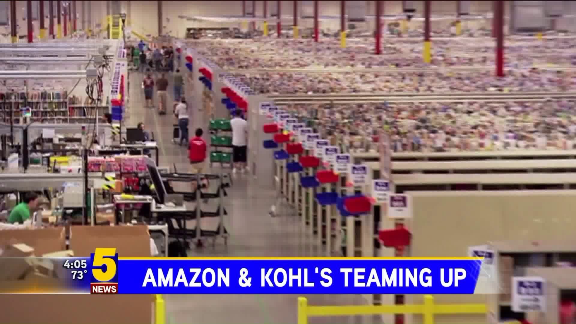 Amazon & Kohl`s Teaming Up