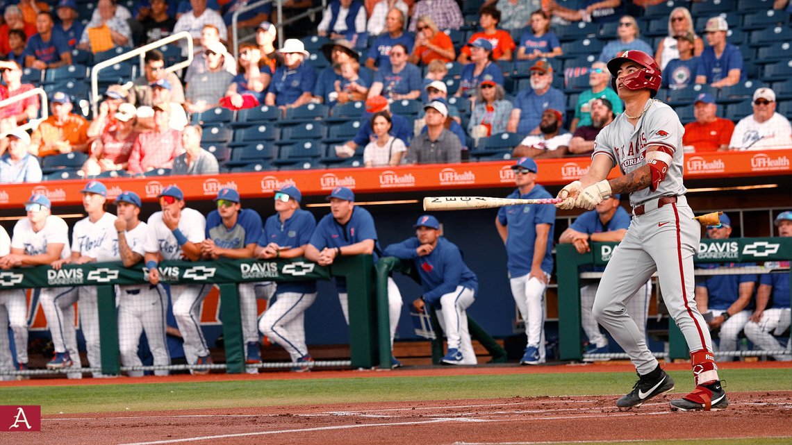 Gator Razorback Three Homers Not Enough in Razorbacks' Series-Opening Loss against ...