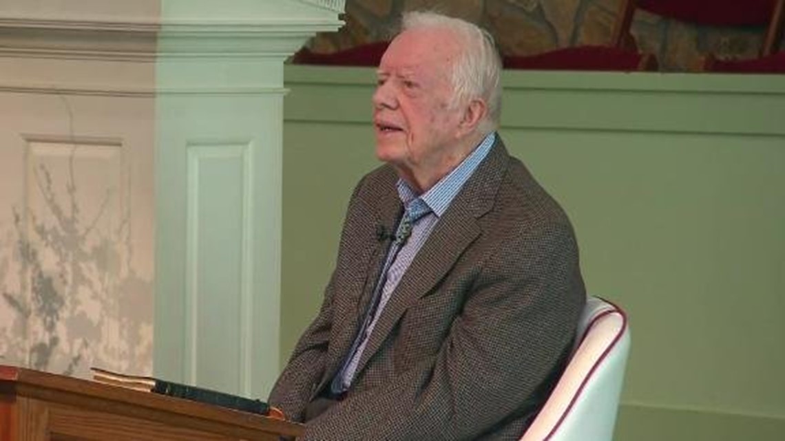 Jimmy Carter Tells Church Service He Is ‘Absolutely And Completely At ...