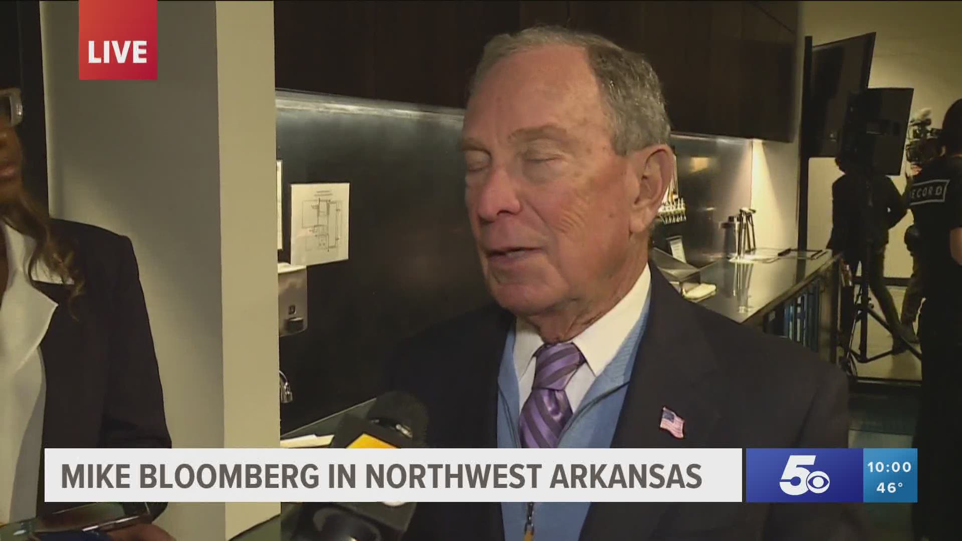 Mike Bloomberg visits the Natural State