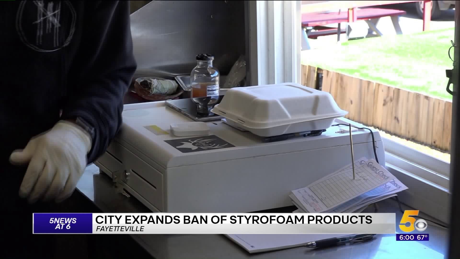 Fayetteville Expands Ban of Styrofoam