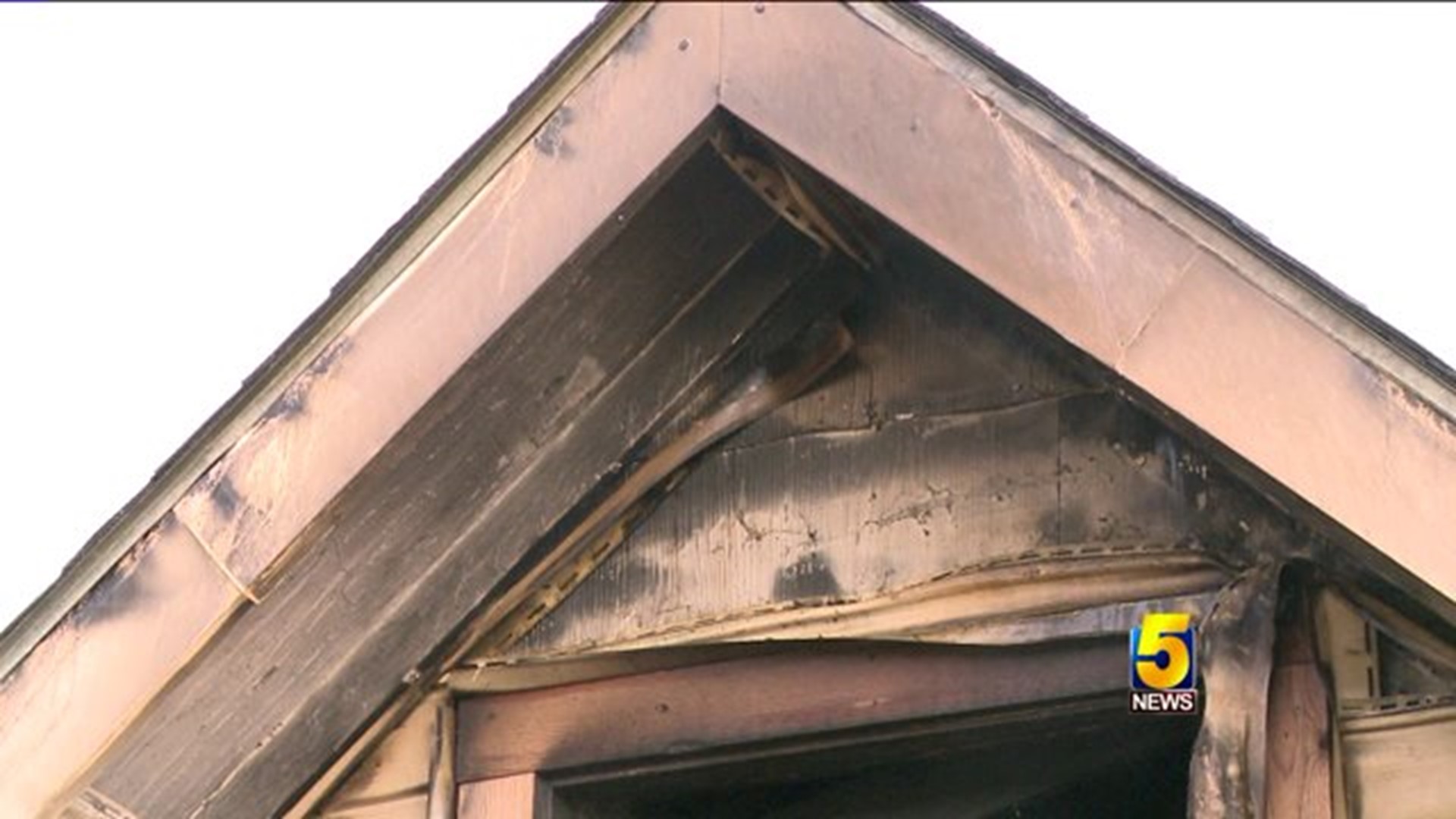 Lightning Strikes Causes House Fire