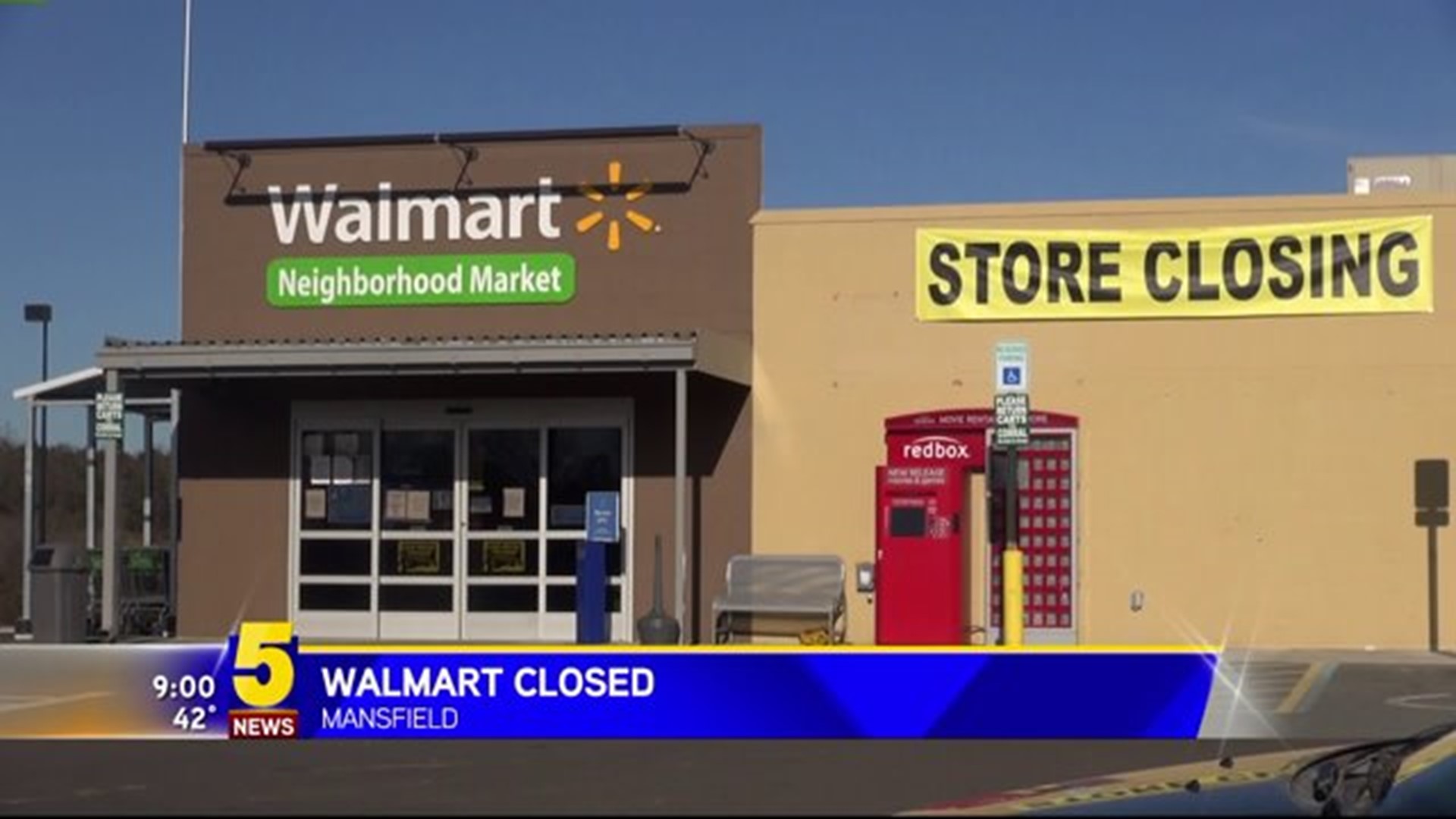 Mansfield Walmart Closed