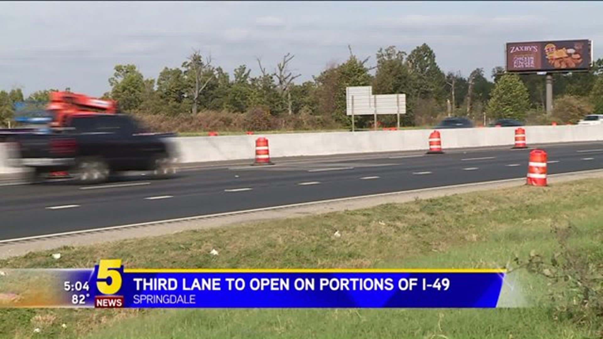 AHTD To Open Eight Miles Of I-49 To Six Lanes