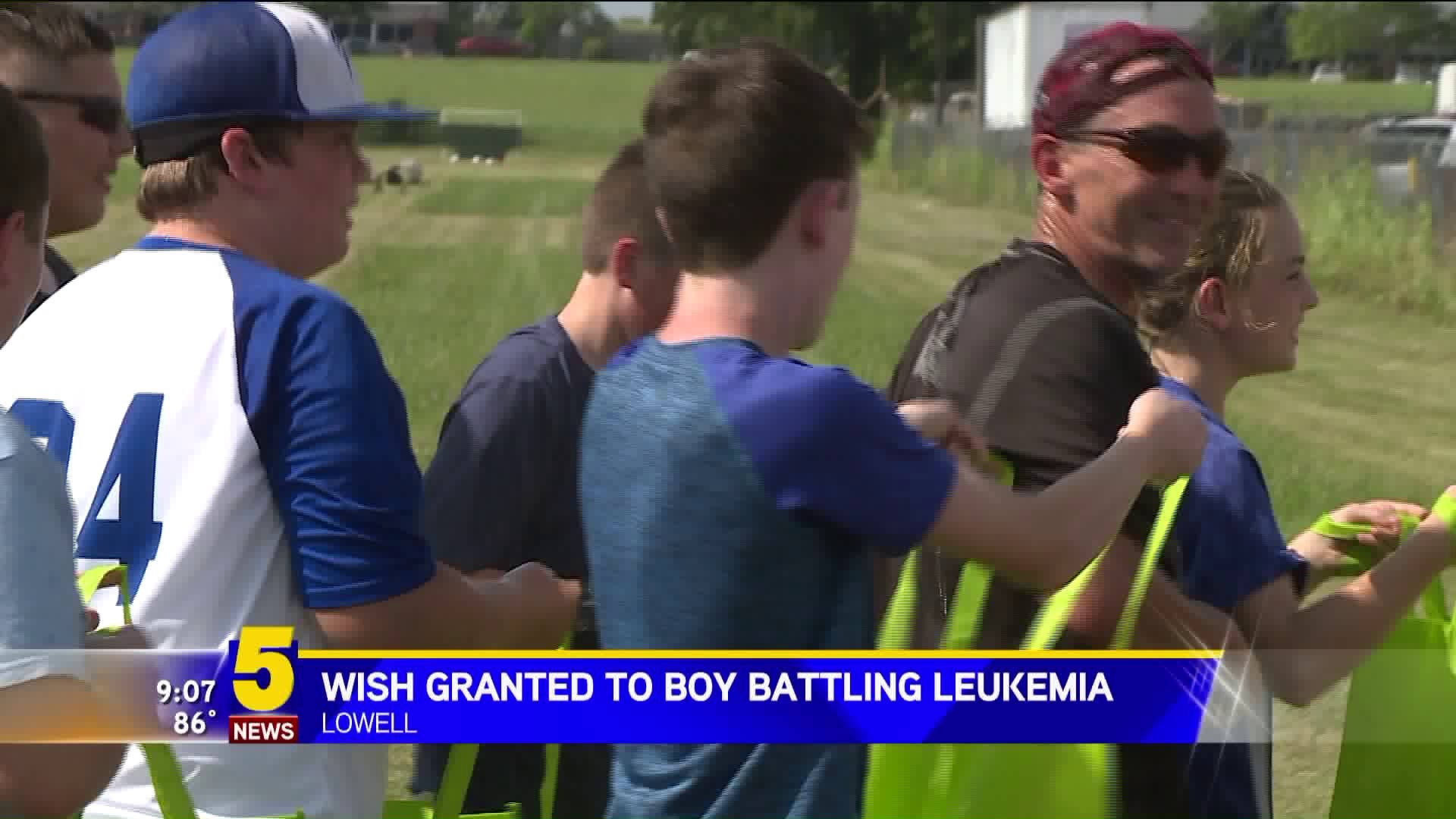 Wish Granted To Boy Battling Leukemia
