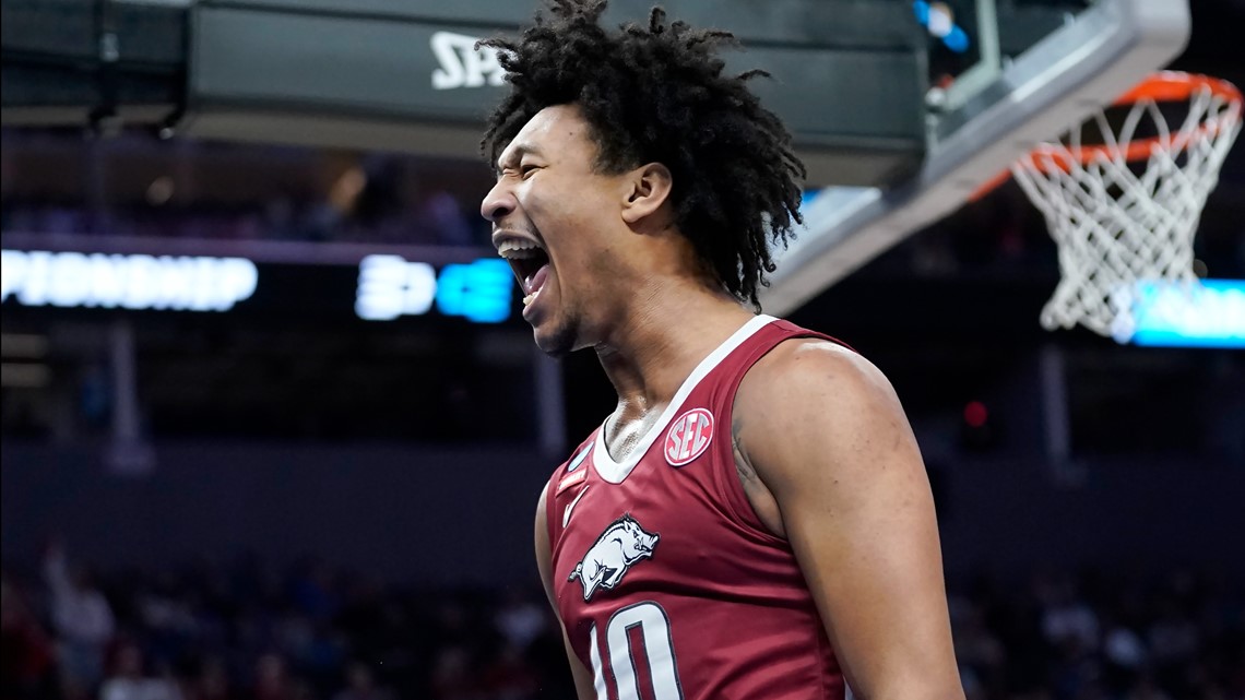 Jaylin Williams chosen by OKC in 2022 NBA Draft - Arkansas Fight