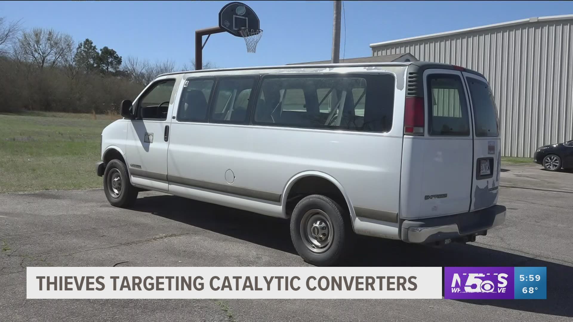 Thieves across the county are stealing catalytic converters because they contain palladium, rhodium and platinum, which fetch a good resale value.