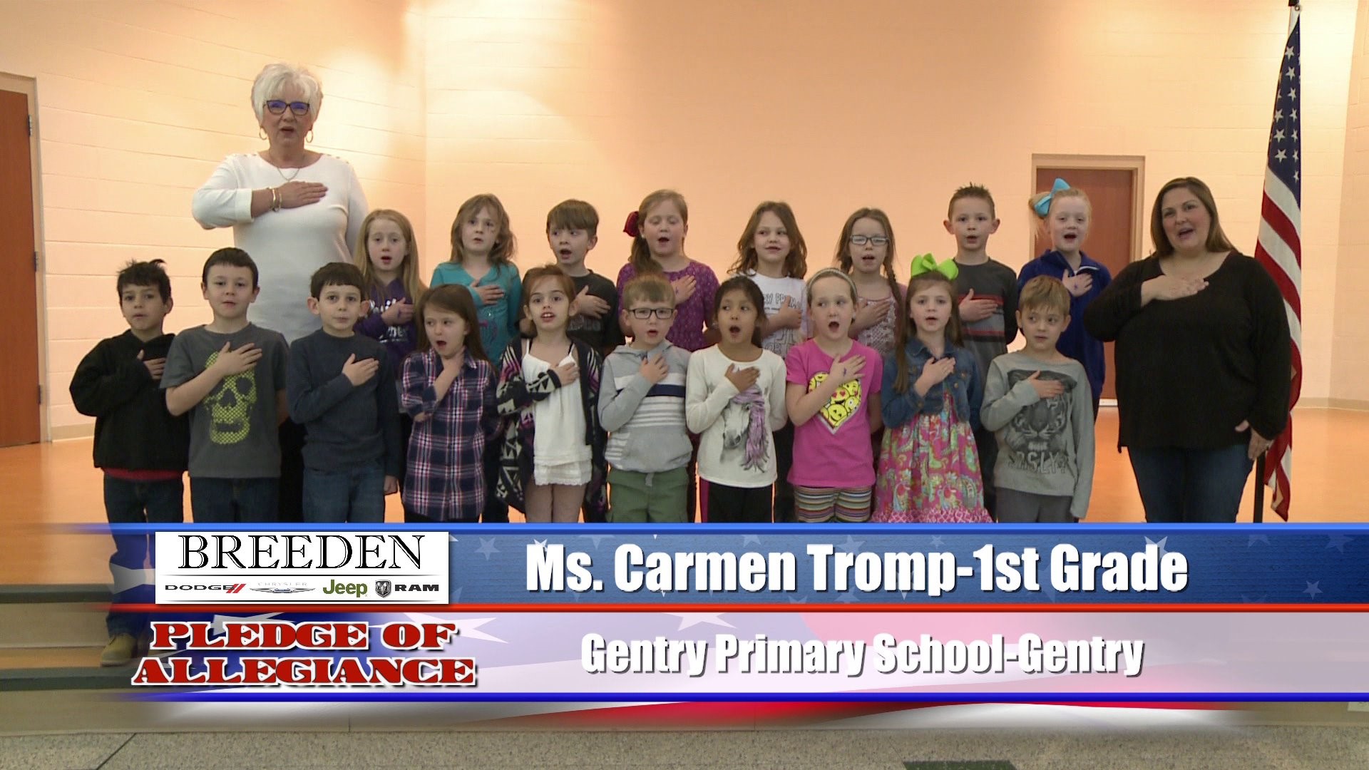Ms. Carmen Tromp  1st Grade  Gentry Primary School  Gentry