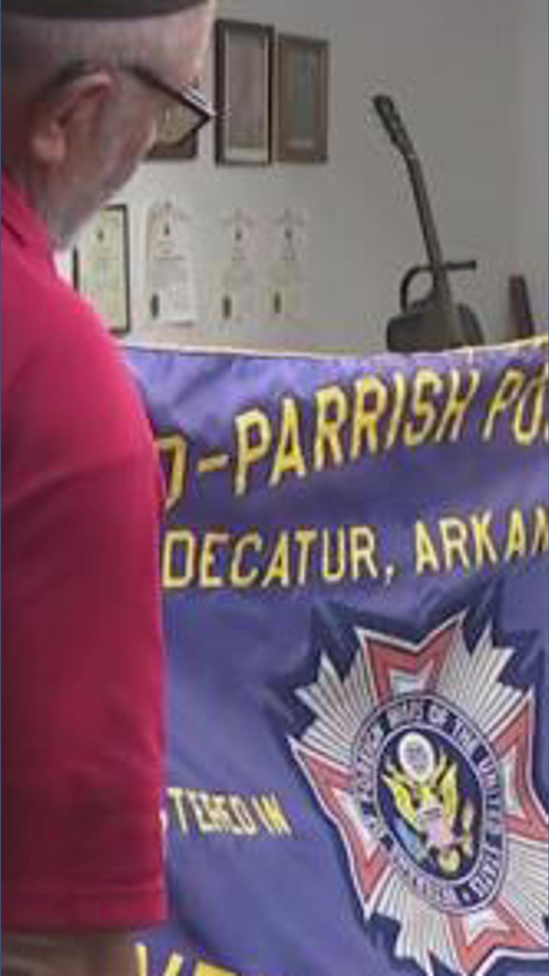Business surprises Decatur VFW with restored charter flag | 5newsonline.com